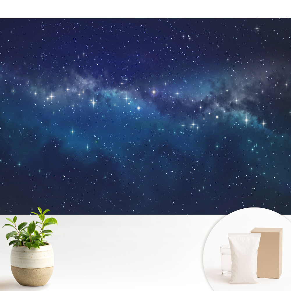 Tapéta Kozmikus éjszakai tájkép