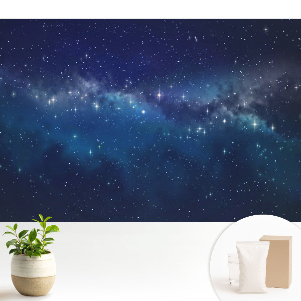 Tapéta Kozmikus éjszakai tájkép