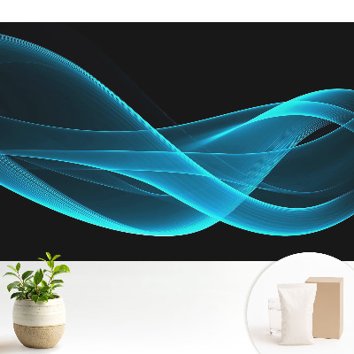 Dekor tapéta Absztrakt kék hullámok
