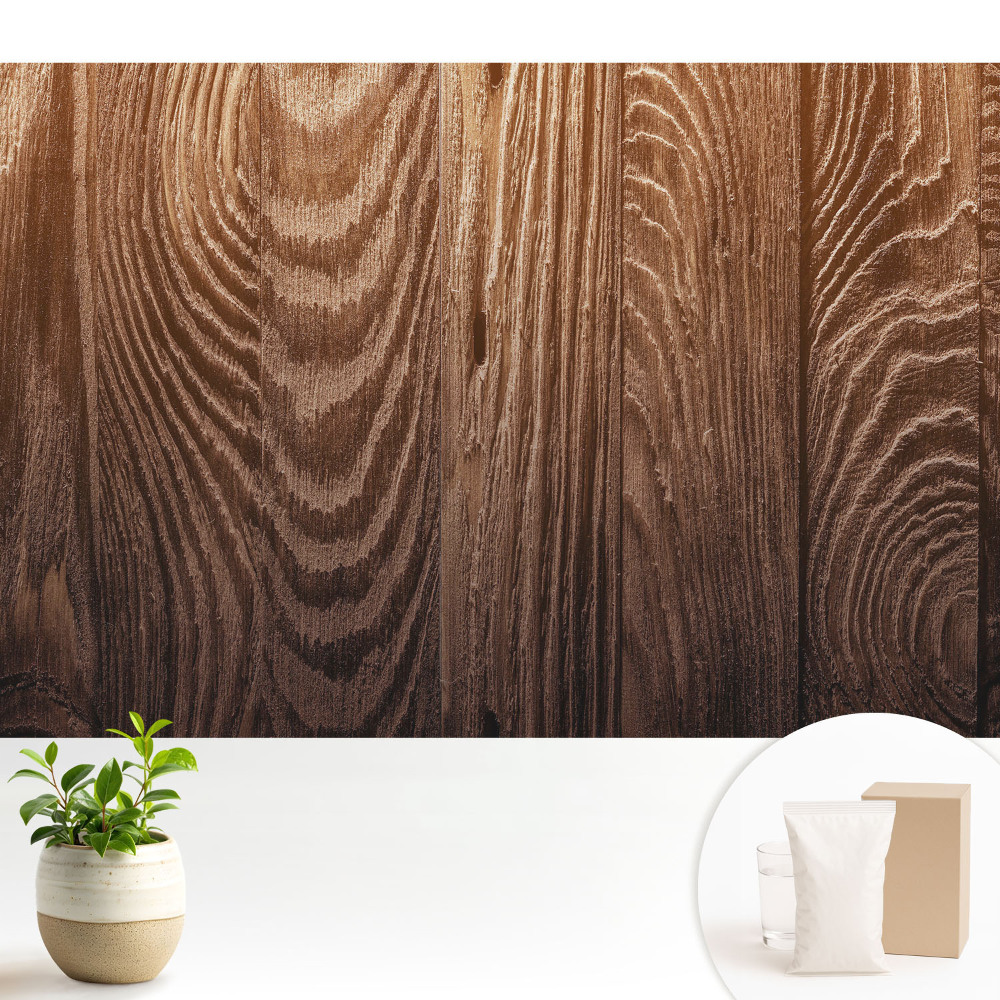 Tapéta A faerezetes deszkák rusztikus melegsége