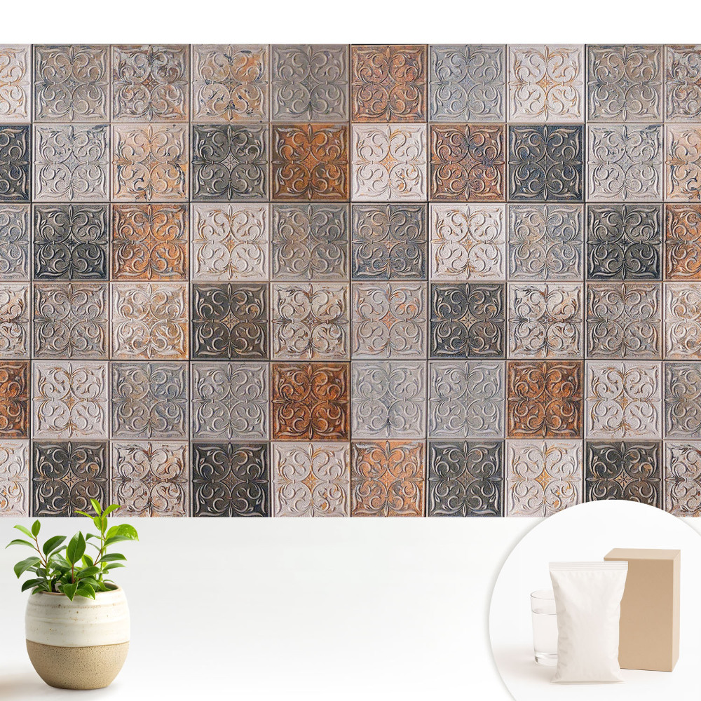 Tapéta Klasszikus csempék díszekkel