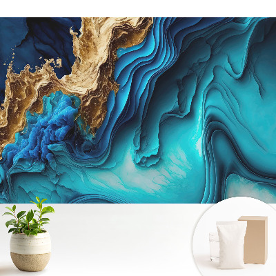 Tapéta Kontrasztos színek intenzív hullámzása