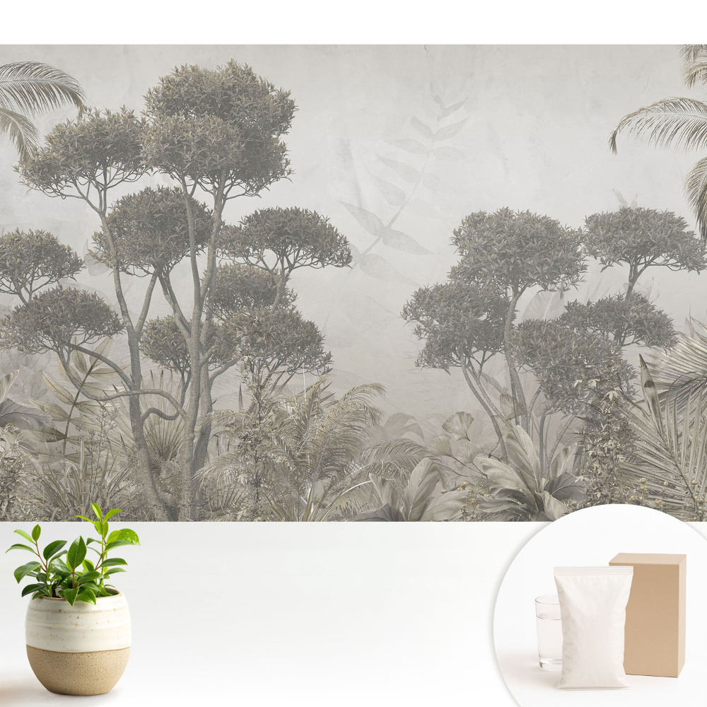 Dekor tapéta Egzotikus erdő rusztikus természet harmóniája