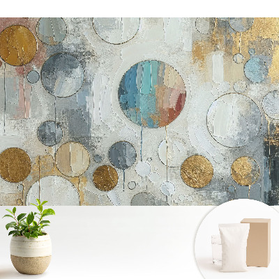 Modern tapéta Absztrakt színes körök