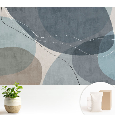 Tapéta Absztrakt formák, nyugodt hangulat