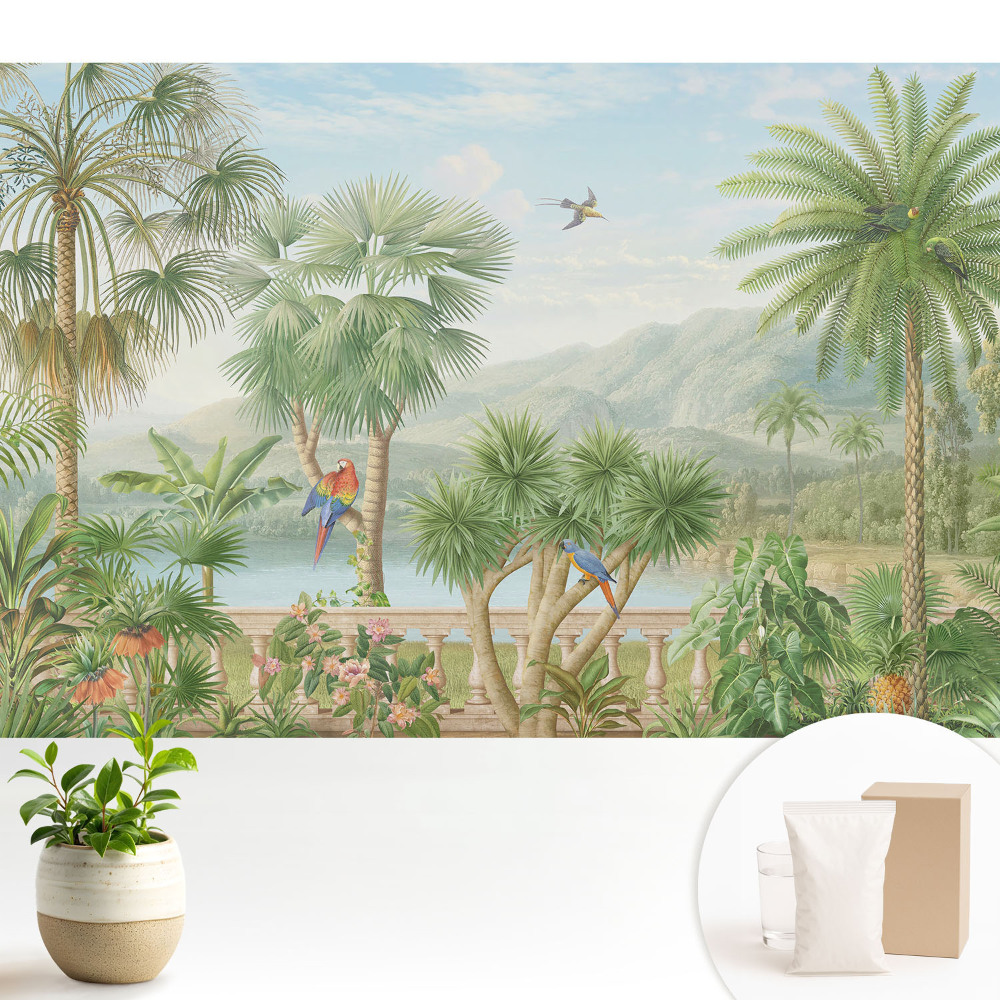 Dekor tapéta Trópusi kilátás egy természeti oázisra