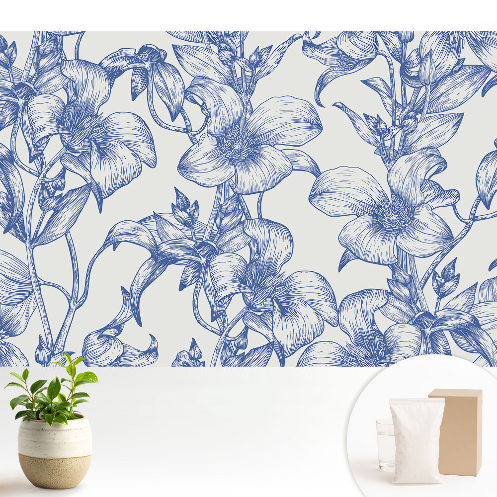 Dekor tapéta Elegáns klasszikus virágmintás