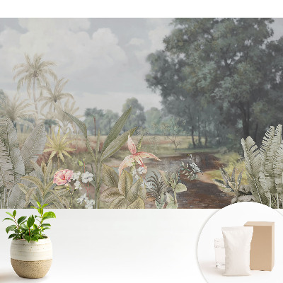 Tapéta Egy trópusi zöld oázis