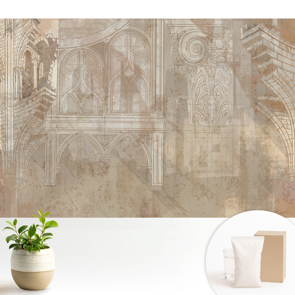 Tapéta Építészeti részletek klasszikus kompozícióban