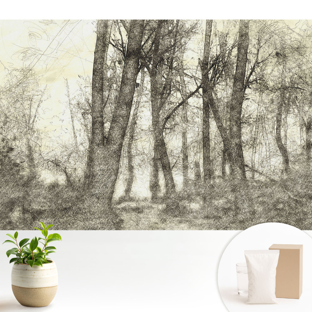 Dekor tapéta Az erdő hangulatos tája