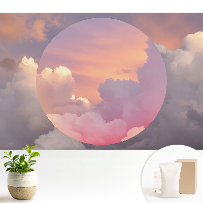 Modern tapéta Pasztellfelhő harmónia