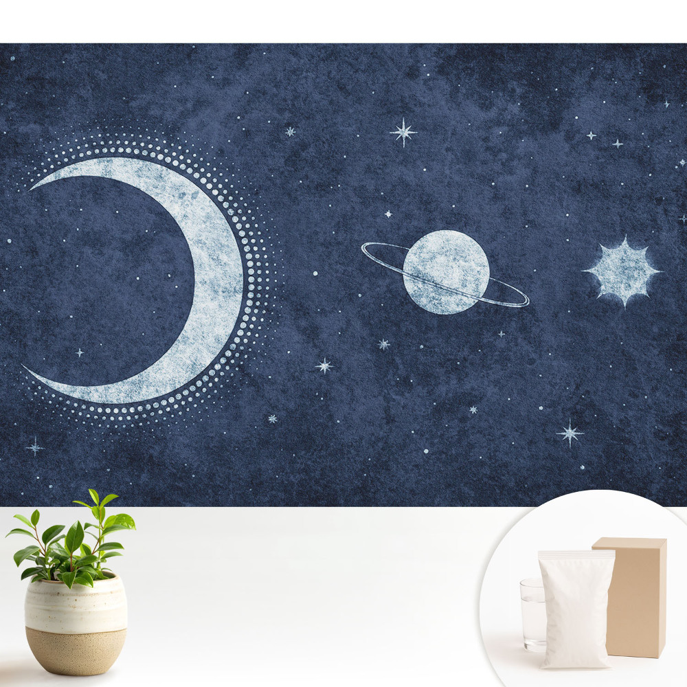 Tapéta Holdfényes űréjszaka
