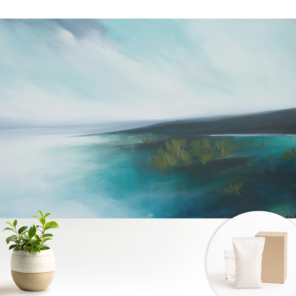 Dekor tapéta Absztrakt kék táj