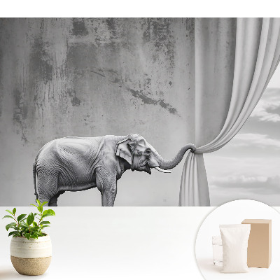 Tapéta Egy elefánt egy szürreális világban