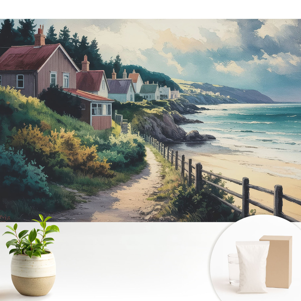 Dekor tapéta Tengerparti idill, hangulatos és bájos