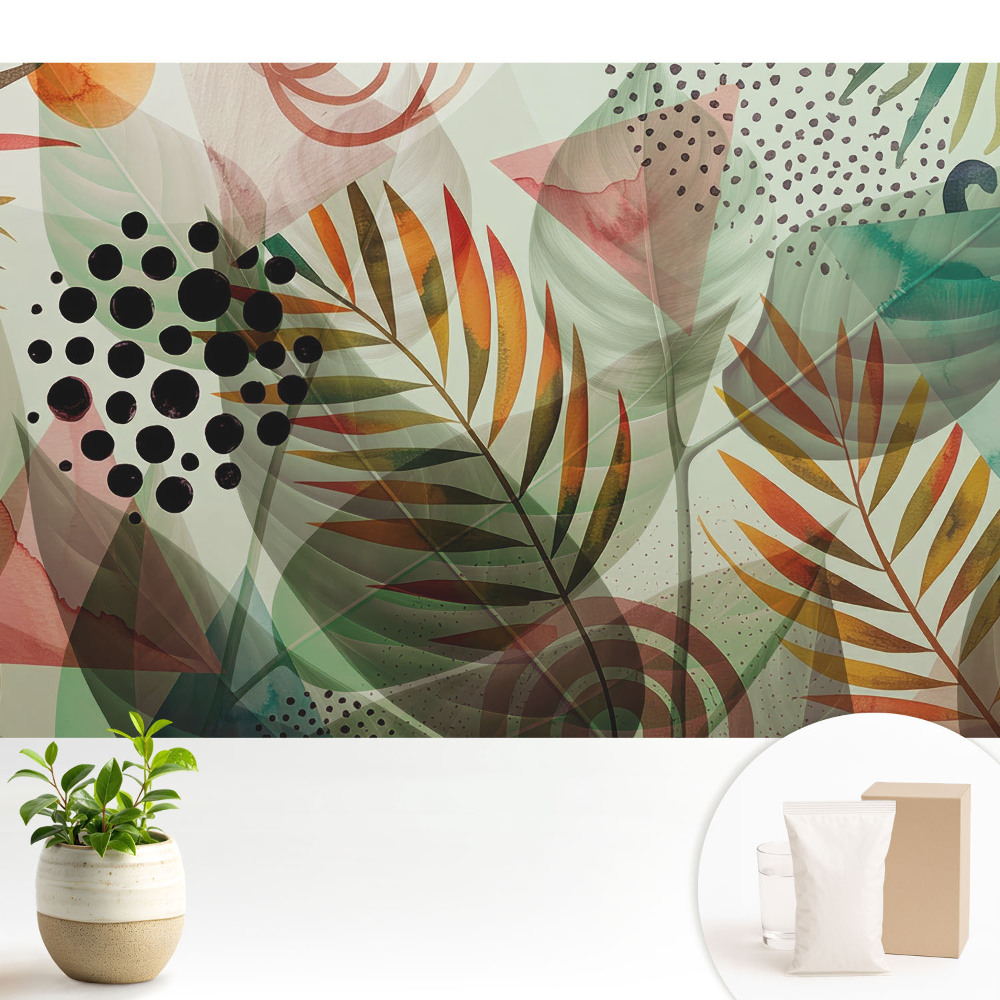 Modern tapéta Absztrakt geometrikus mintákat hagy maga után.