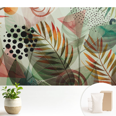 Modern tapéta Absztrakt geometrikus mintákat hagy maga után.