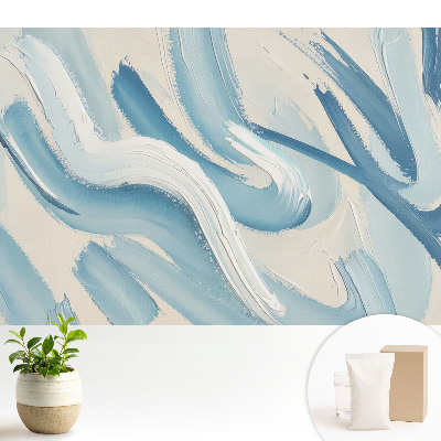 Dekor tapéta Kék csíkok absztrakt háttér