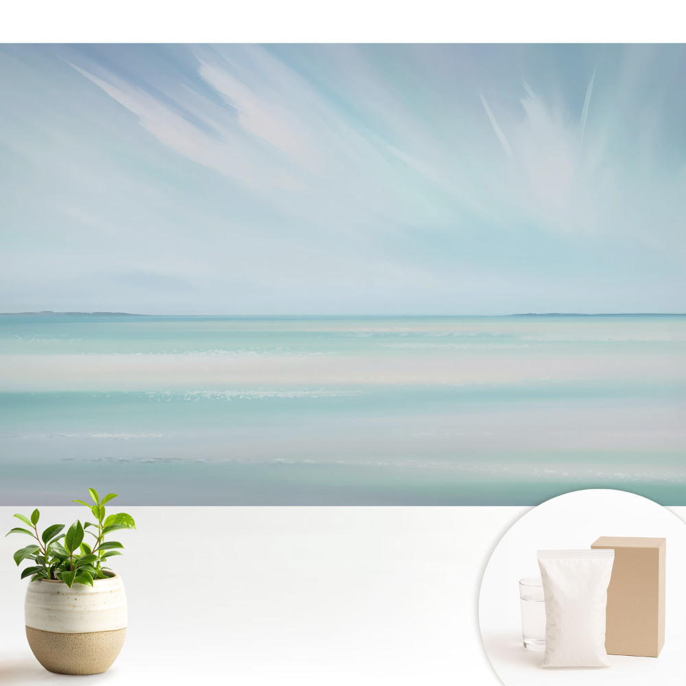 Modern tapéta Pasztell ég és tenger harmóniája
