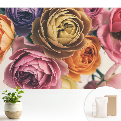 Tapéta Természetes színű virágok