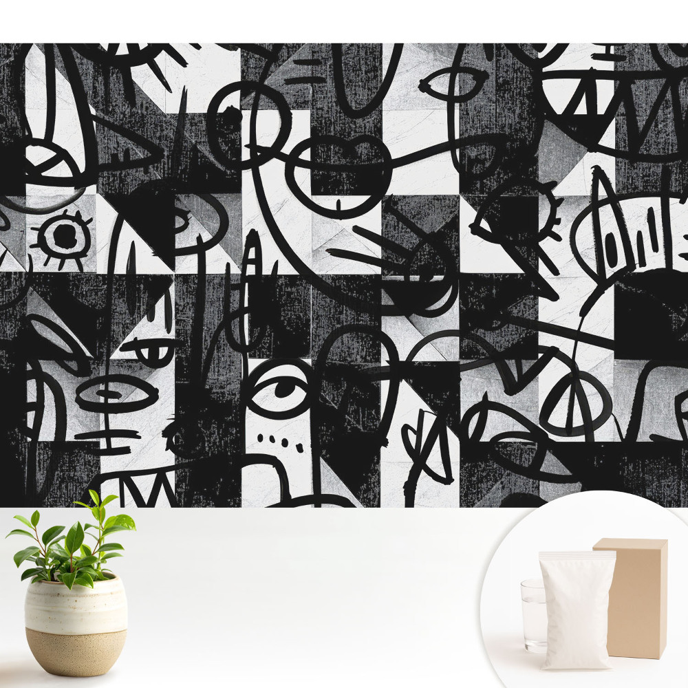 Modern tapéta Absztrakt vonalak és formák