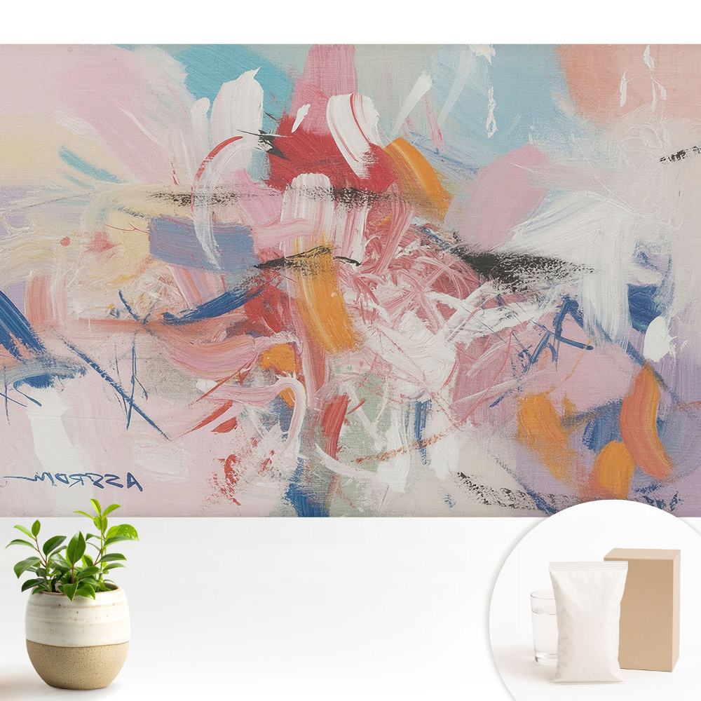 Dekor tapéta Színes absztrakt ecsetvonások