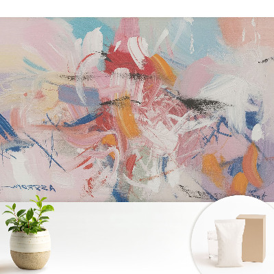 Dekor tapéta Színes absztrakt ecsetvonások