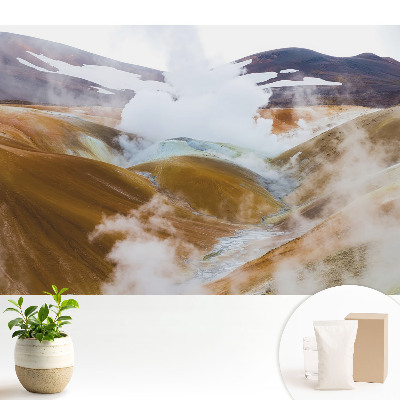 Dekor tapéta Színes dombok természet köd