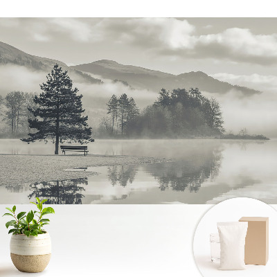 Dekor tapéta Bájos köd a tó felett klasszikus stílusban