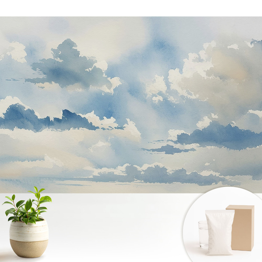 Modern tapéta A felhők festői harmóniája