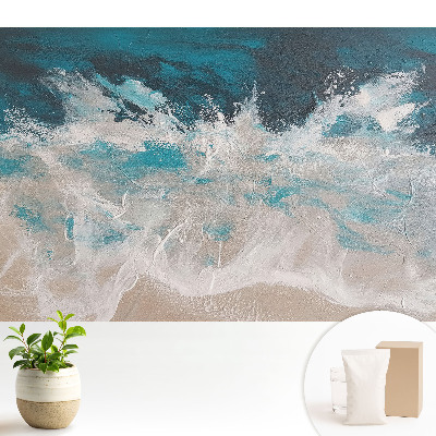 Modern tapéta Tengeri hullámok, energia, dinamika absztrakciója