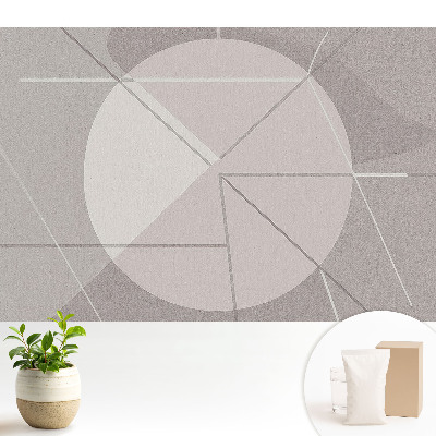 Dekor tapéta Geometrikus absztrakció visszafogott színekben