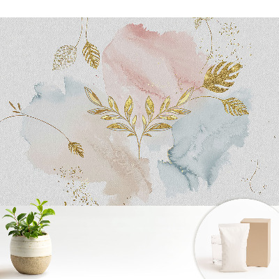 Modern tapéta Pasztell levelek finom eleganciája