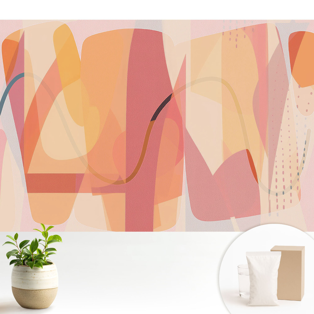 Dekor tapéta Színek és formák absztrakciója