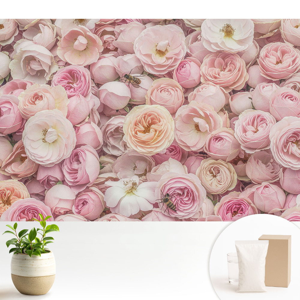 Modern tapéta Harmóniával teli virágkompozíció