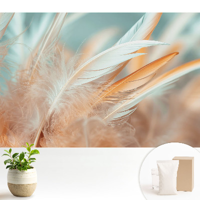 Modern tapéta Pasztell tollak harmóniában