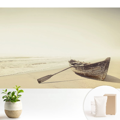 Modern tapéta Egy csendes hajó a parton