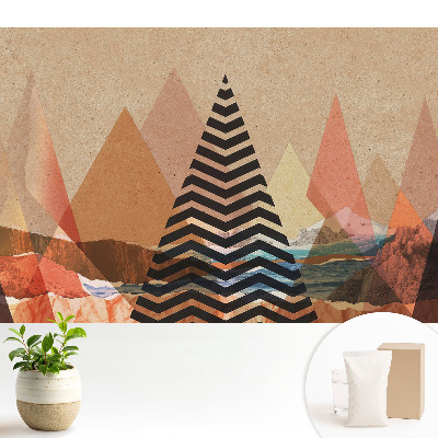 Dekor tapéta Absztrakt háromszögek egyensúlyban a harmóniában