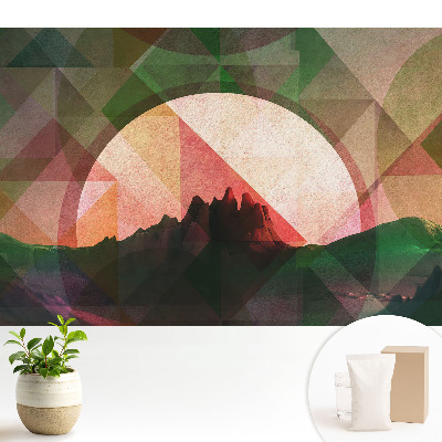 Dekor tapéta Geometrikus hegyek nyugaton