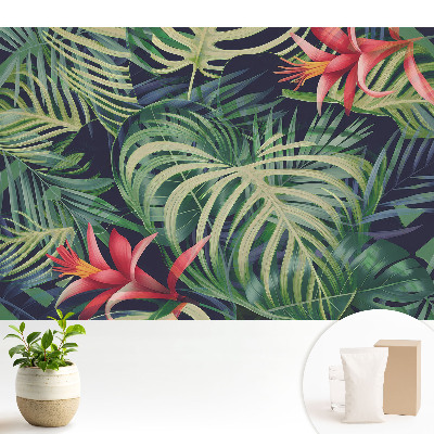 Tapéta Trópusi levelek energikus éghajlata
