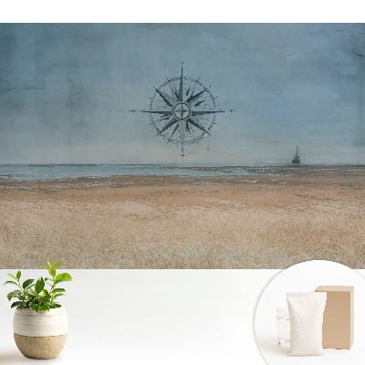 Dekor tapéta Iránytű a tenger ellen