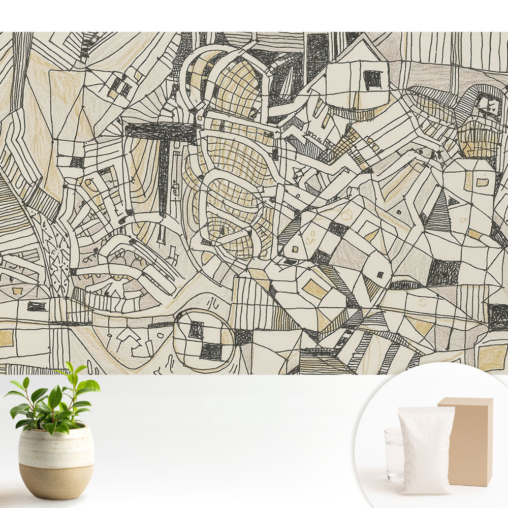 Dekor tapéta Absztrakt geometriai kompozíció