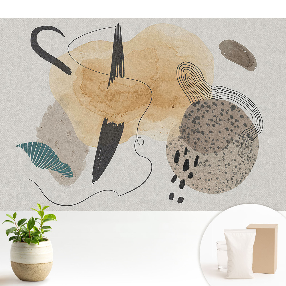 Tapéta Színes absztrakt modern formák