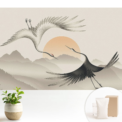 Dekor tapéta Daruk a hegyek felett, a természet harmóniája