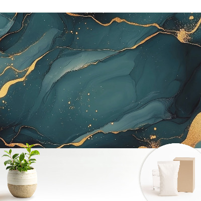 Modern tapéta Elegáns absztrakció sötétkék árnyalatokban