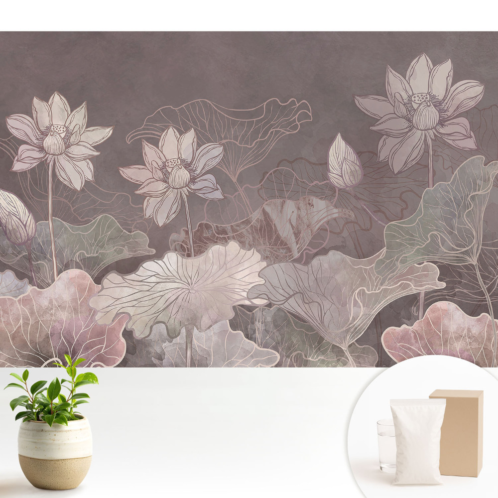 Dekor tapéta Lótuszvirágok, a természet eleganciája