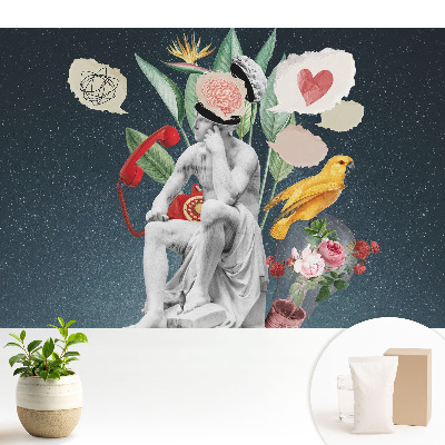 Modern tapéta Kreatív szürreális kollázs