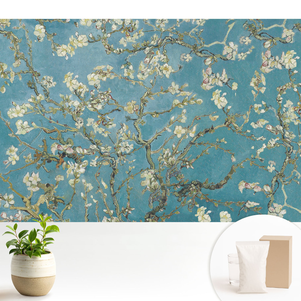 Tapéta Mandulaágak virágok csemege