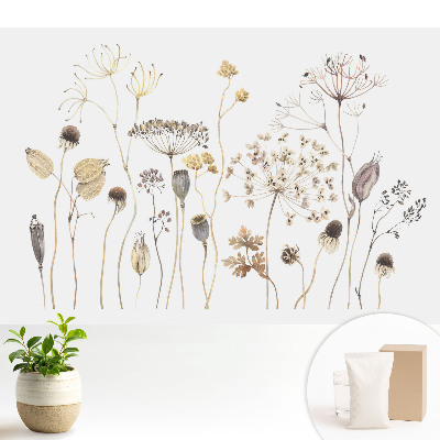 Tapéta Szárított növények rusztikus kompozíciója