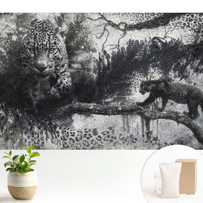 Dekor tapéta Művészi leopárdok szóródási dinamikája